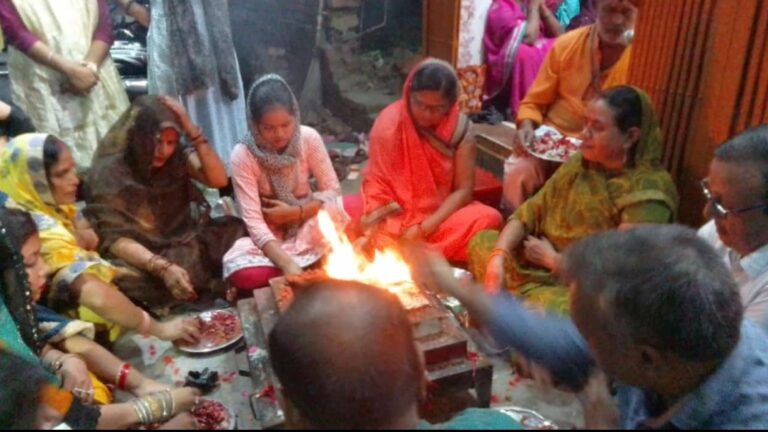 माता महाकाली मंदिर पर हुआ भंडारे का आयोजन