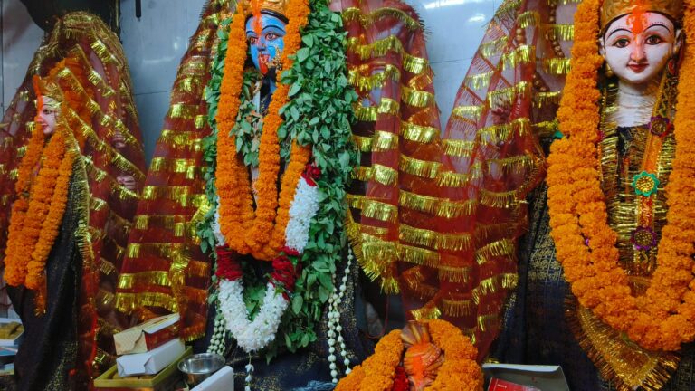 गुप्त नवरात्रि के दूसरे दिन माता महाकाली का 101 किलो आमों से हुआ भव्य श्रृंगार